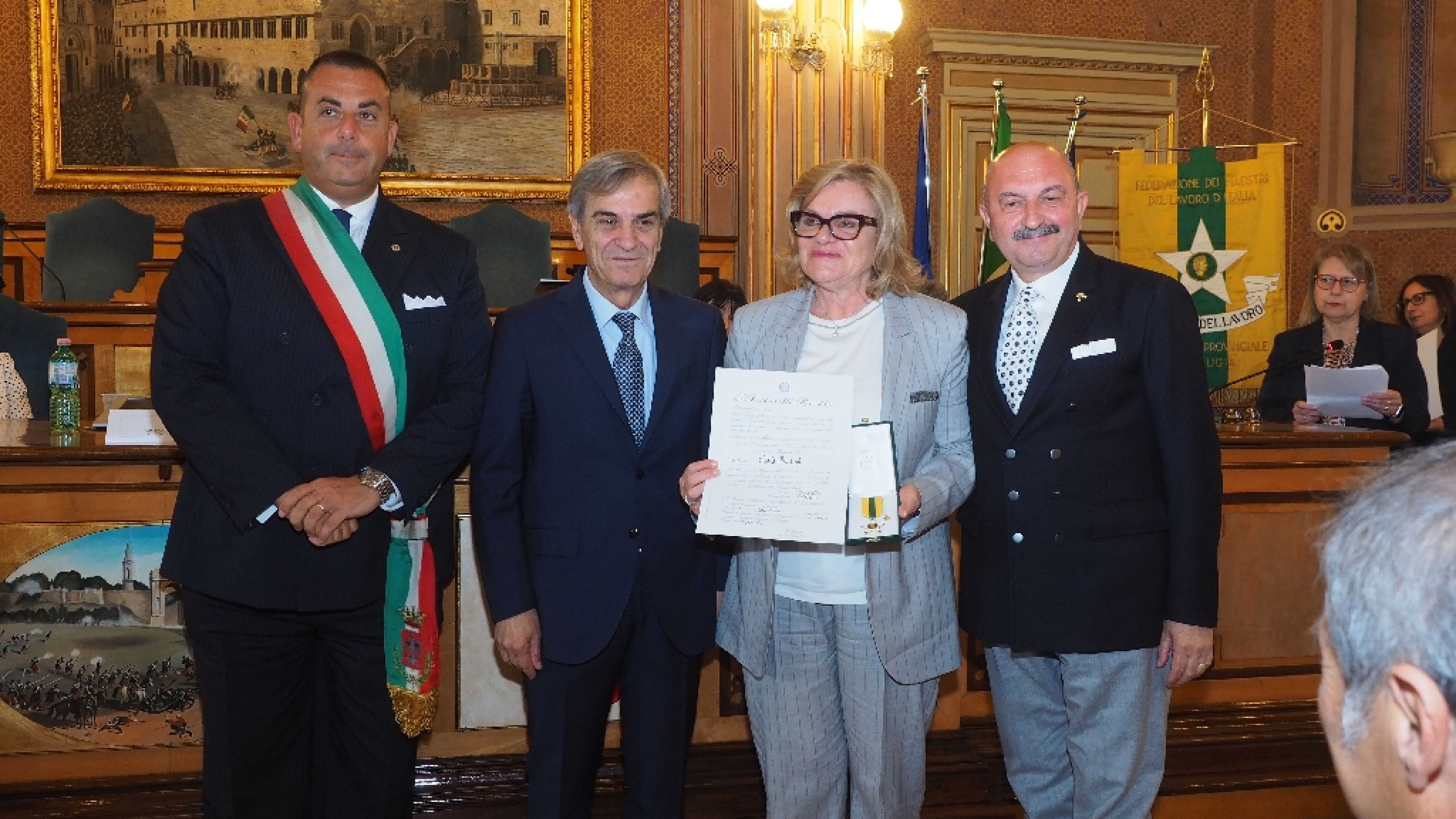 Cerimonia di consegna delle Stelle al Merito 2024